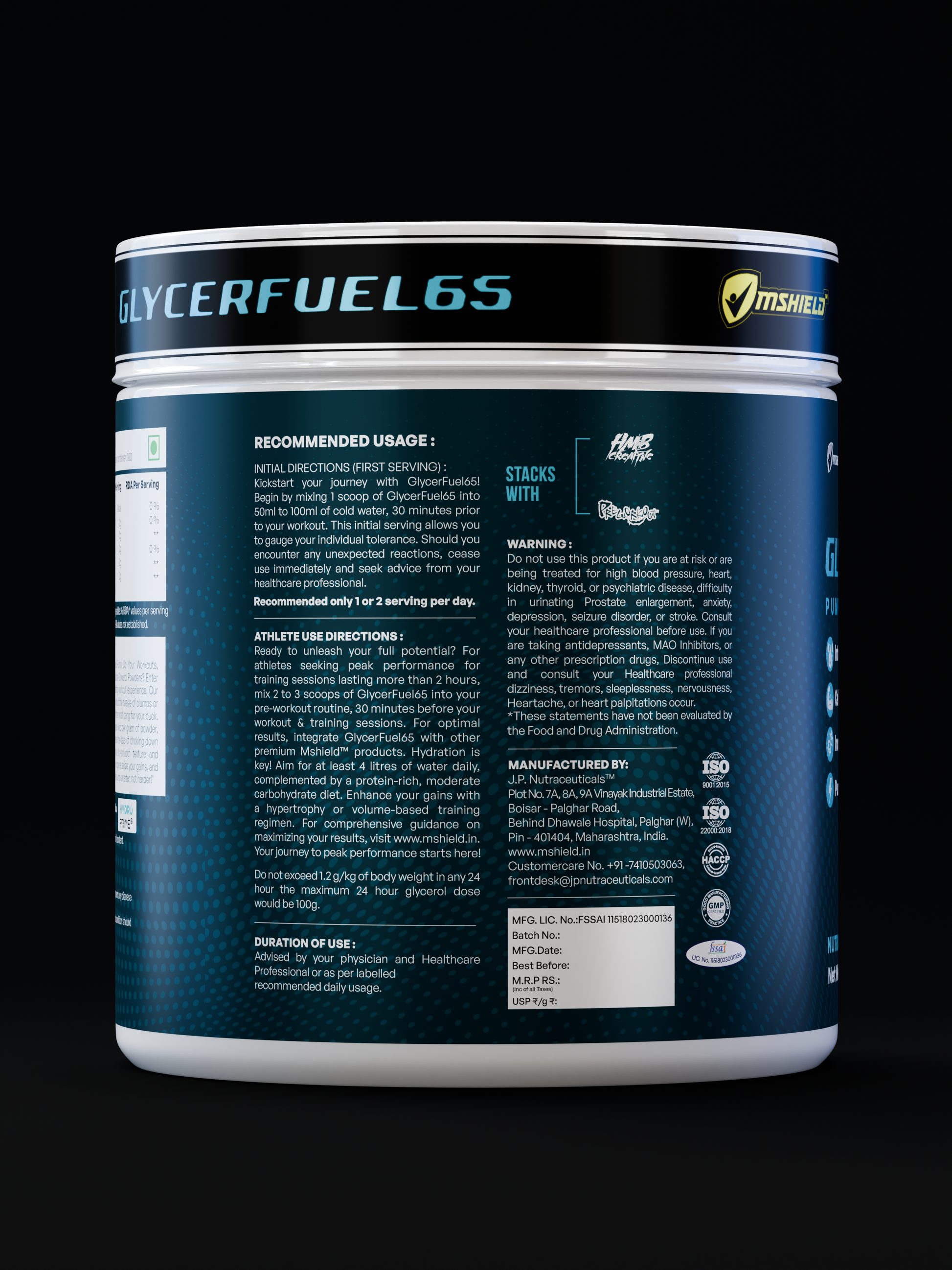 GlycerFuel-65™ HYDROPRIME®