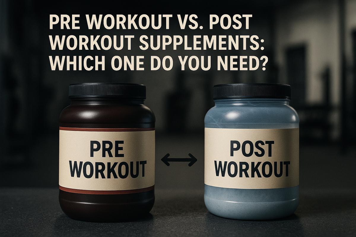 Pre Workout vs. Post Workout Supplements: Which One Do You Need?