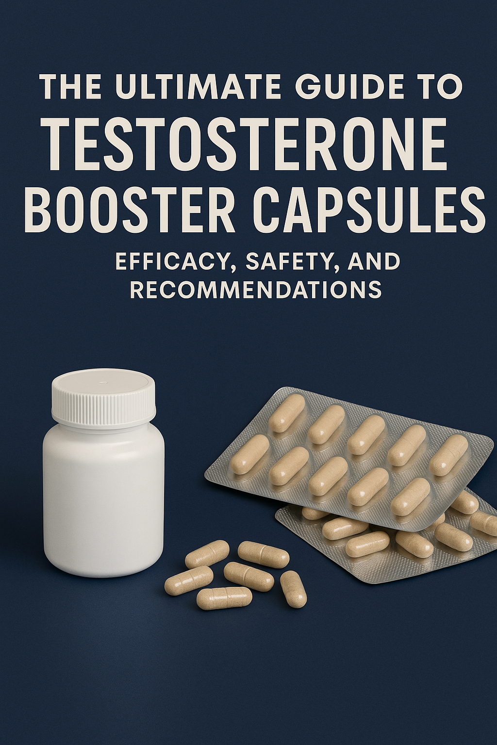 The Ultimate Guide to Testosterone Booster Tablets or Capsules: Efficacy, Safety, and Recommendations