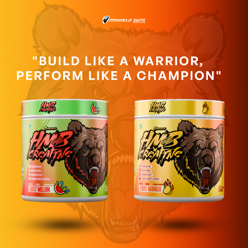Ignite Your Performance with Fiery Mango-Flavored Creatine HMB by MShield™ : Unleash the Power of Patented Creapure® and Black Pepper Extract