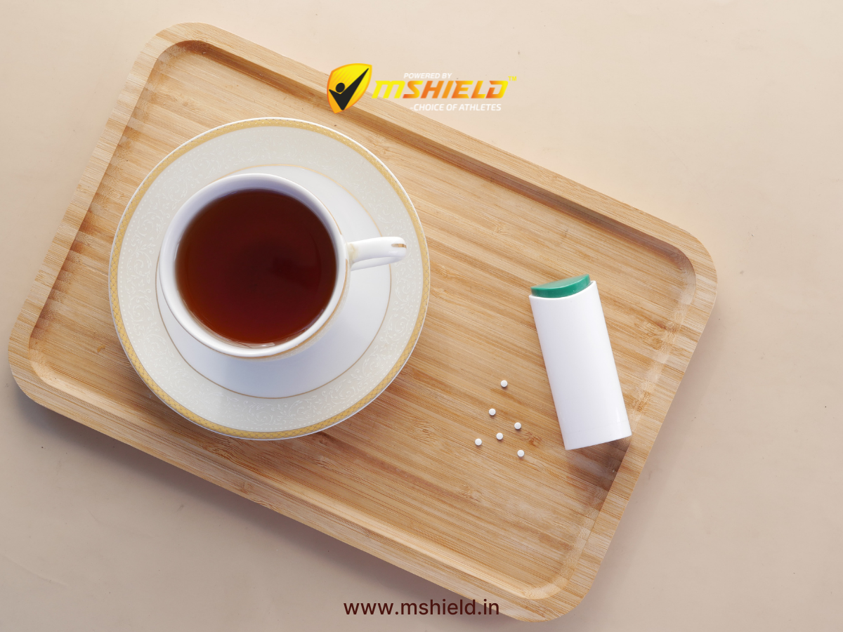 A colorful array of artificial sweeteners – aspartame, sucralose, stevia, and saccharin – offering diverse sugar-free options.