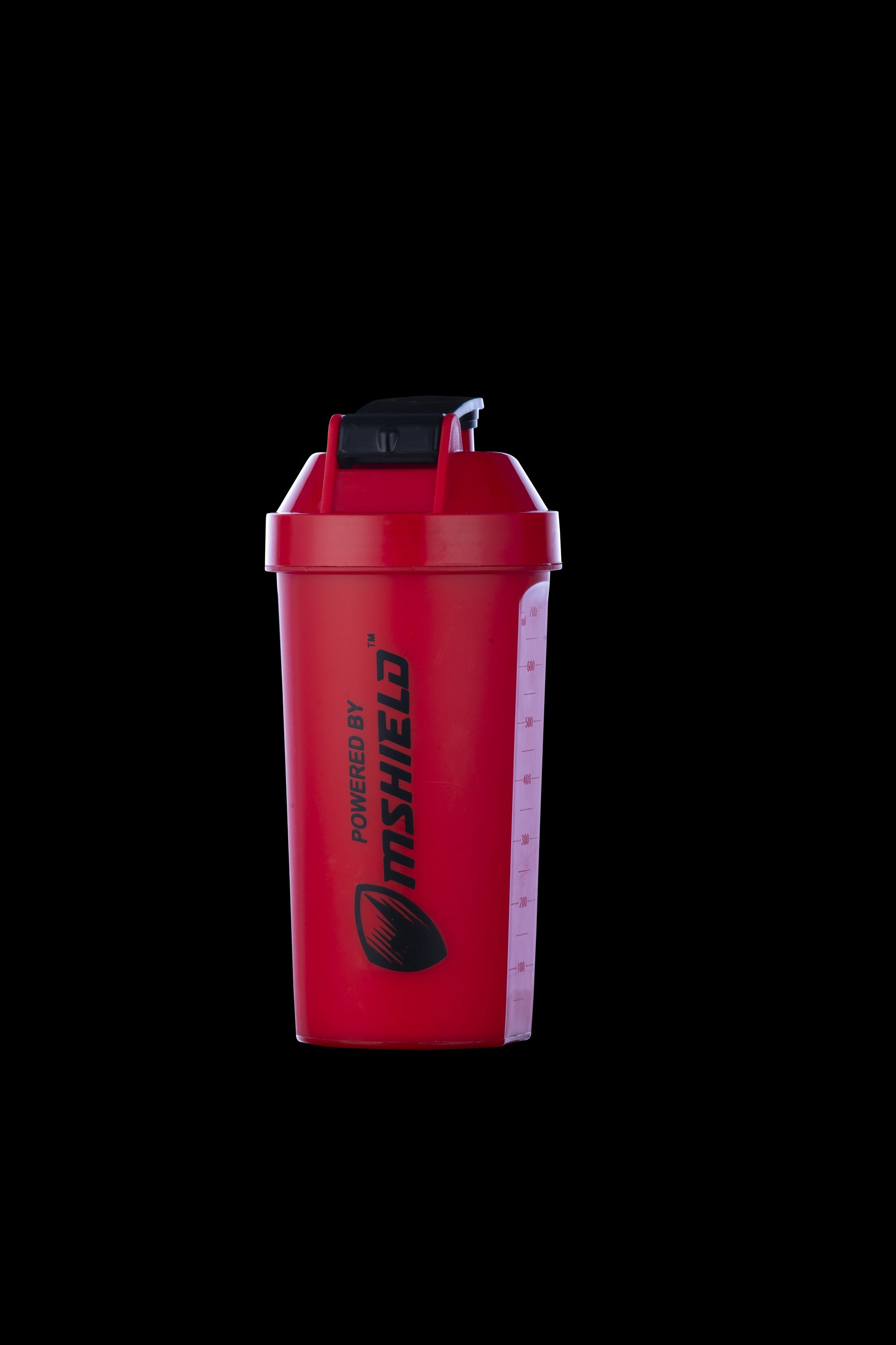 Durable Red Protein Shaker Bottle - Perfect for Gym Workouts and Fitness Routines
