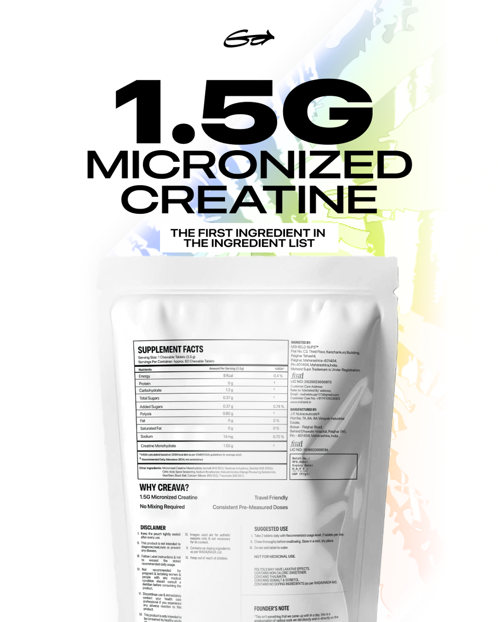CREAVA CREATINE CHEWS