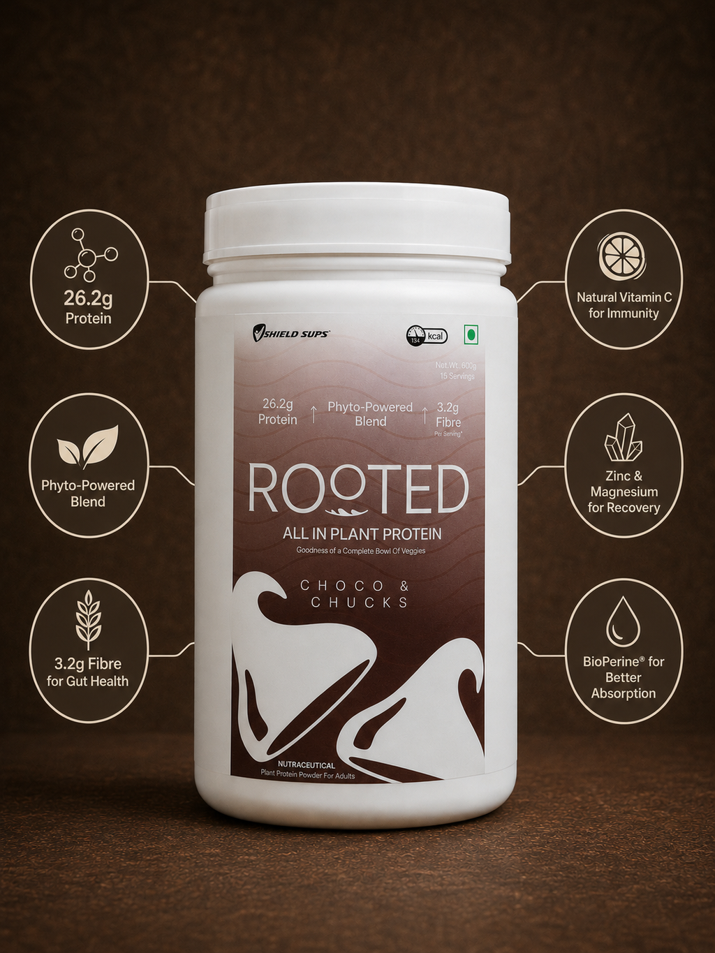 ROOTED - ALL IN PLANT PROTEIN POWDER