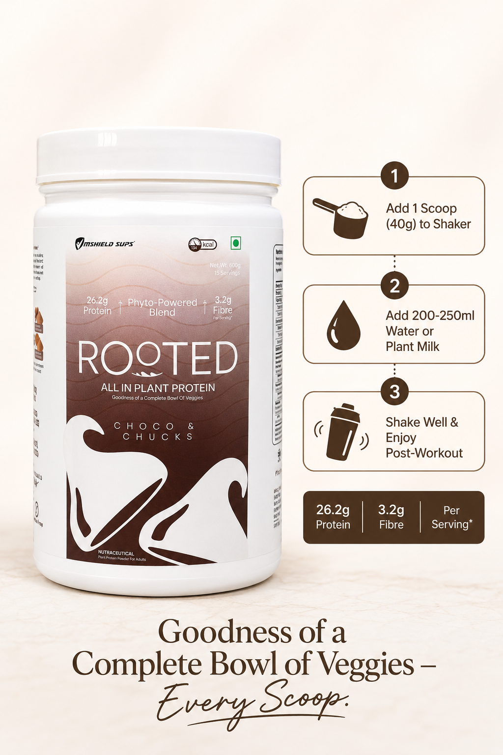 ROOTED - ALL IN PLANT PROTEIN POWDER