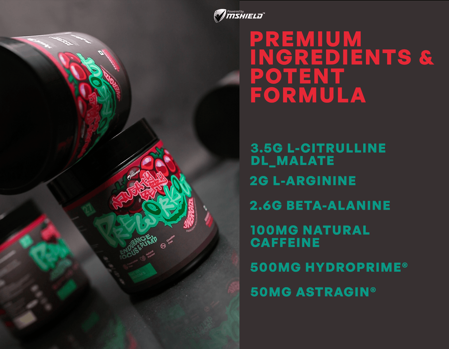Stimulant Pre-workout with Astragin®
