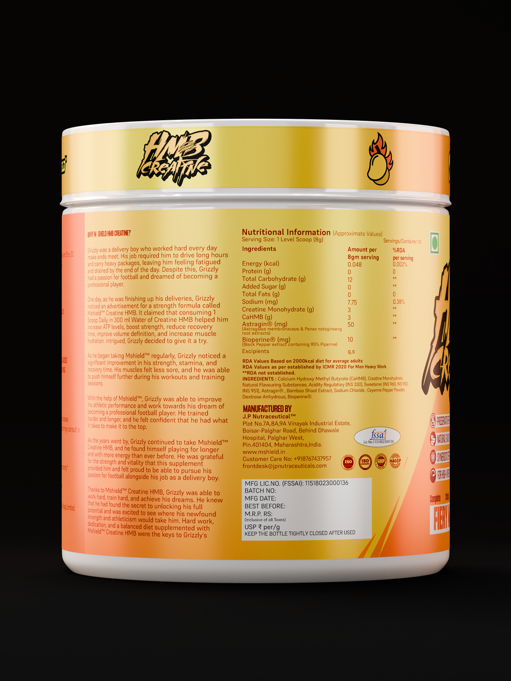 hmb creatine monohydrate supplements