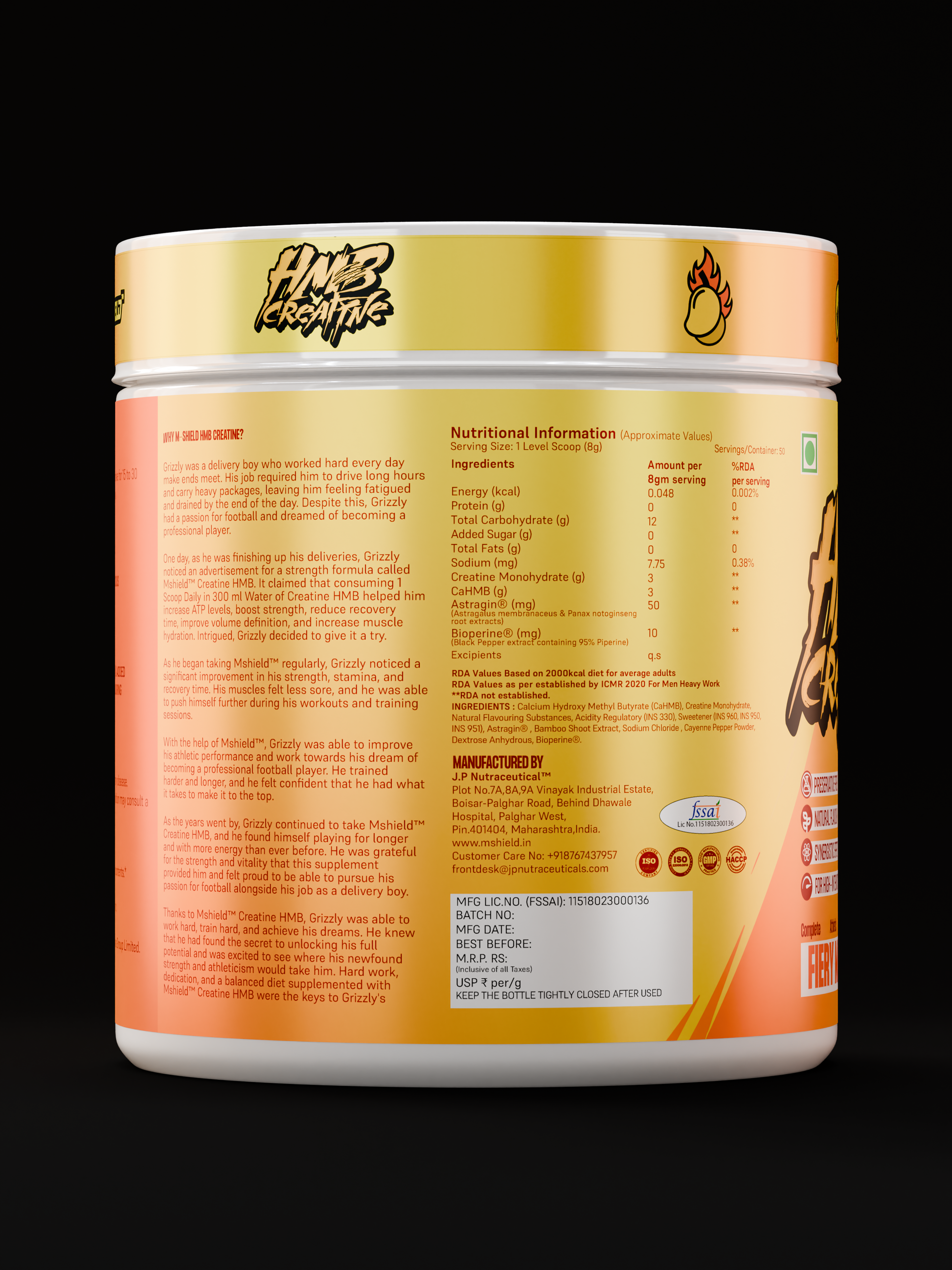 hmb creatine monohydrate supplements